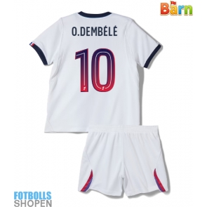 Billiga Paris Saint-Germain Ousmane Dembele #10 Bortatröja Barn 2026-27 Kortärmad (+ Korta byxor)